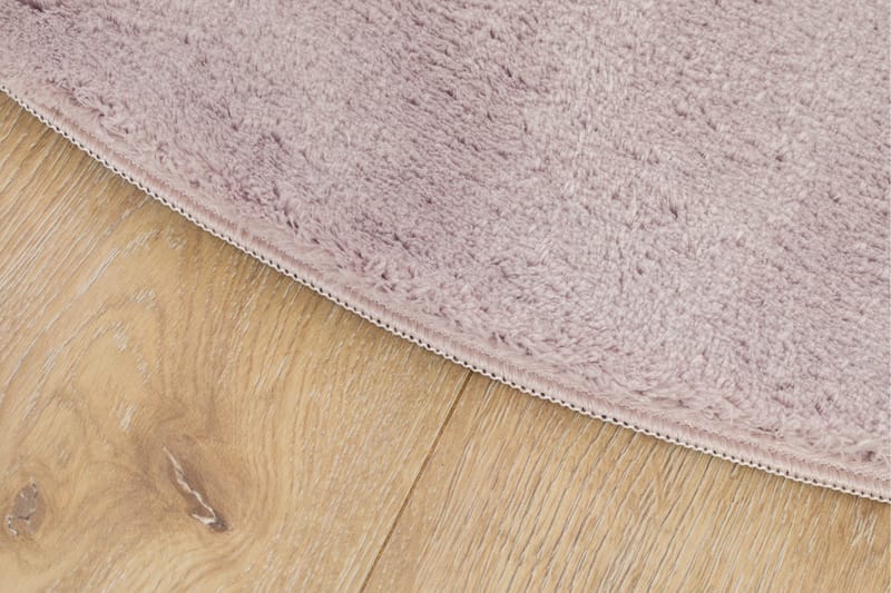 Soft Wiltonmatta 200 cm Rund - Rosa - Textil & mattor - Mattor - Modern matta - Wiltonmattor