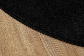 Soft Wiltonmatta Rund 120 cm - Svart - Textil & mattor - Mattor - Modern matta - Wiltonmattor