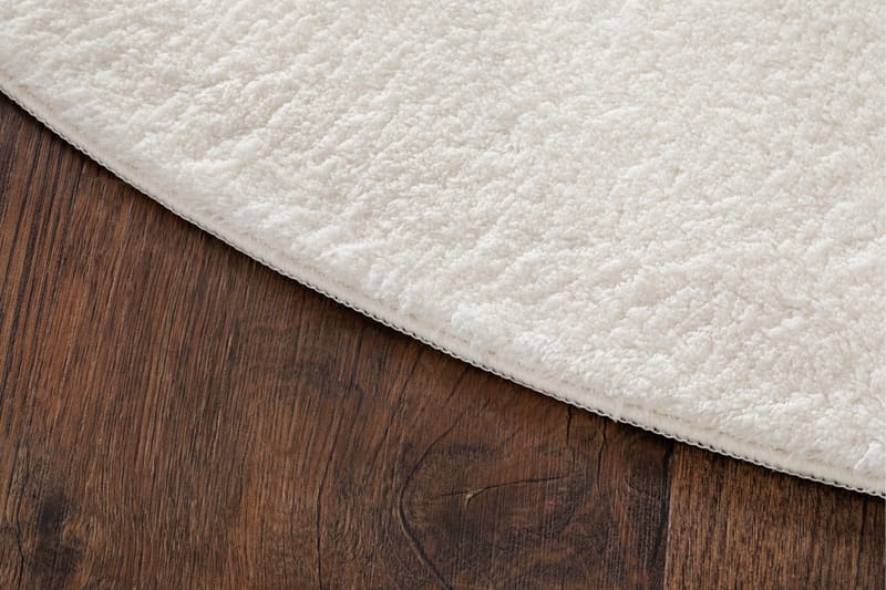 Soft Wiltonmatta Rund 200 cm - Vit - Textil & mattor - Mattor - Modern matta - Wiltonmattor