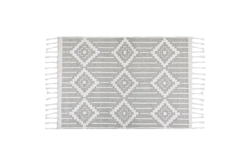 Tabiat Ryamatta 160x230 cm, Svart/Vit
