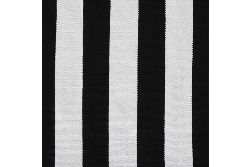 Tavas Ryamatta 80x150 cm - Svart/Vit - Textil & mattor - Mattor - Utomhusmattor - Balkongmatta & altanmatta