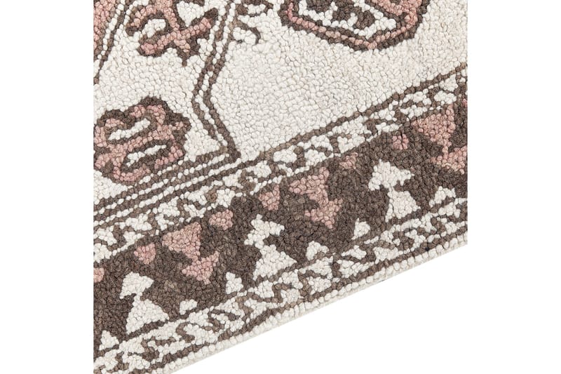 Tomarza Ullmatta 200x200 cm Kvadratisk - Brun - Textil & mattor - Mattor - Modern matta - Ullmatta