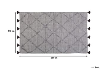 Hohstadt Matta 140x200 cm - Brun - Textil & mattor - Mattor - Modern matta - Trasmatta
