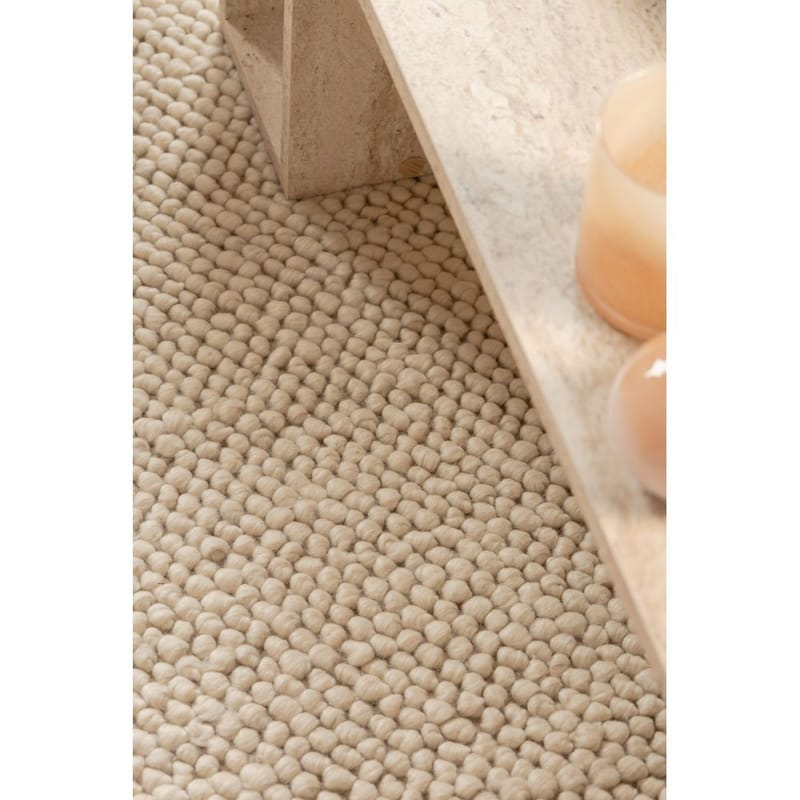 Ullmatta Bubble - 200x300 cm, Creme - Textil & mattor - Mattor - Modern matta - Ullmatta