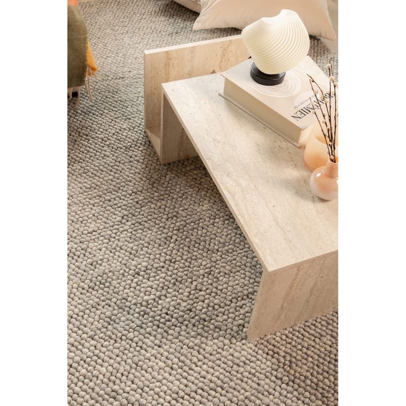 Ullmatta Bubble Kvadrat - 300x300 cm, Grå - Textil & mattor - Mattor - Modern matta - Ullmatta