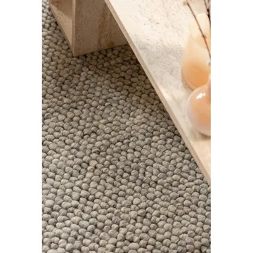 Ullmatta Bubble Kvadrat - 300x300 cm, Grå - Textil & mattor - Mattor - Modern matta - Ullmatta
