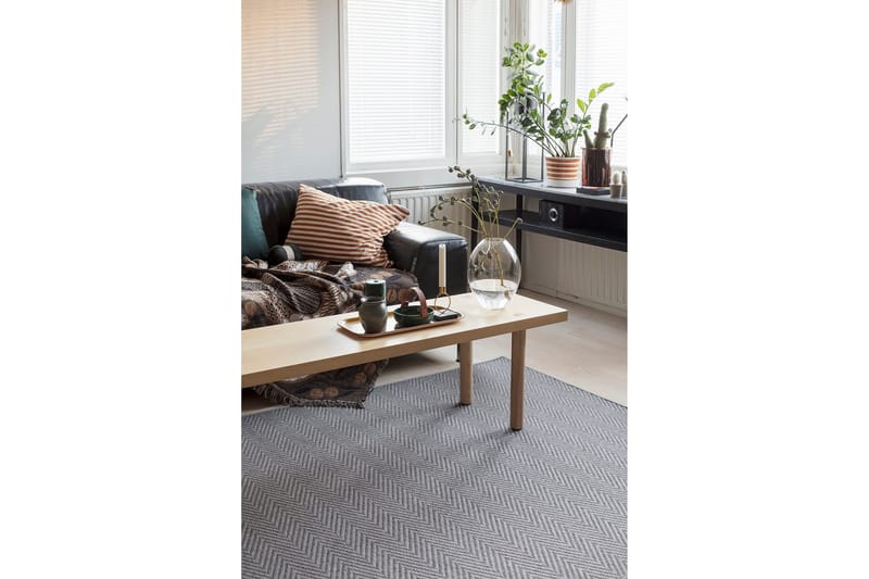 Elsa Matta 80x300 cm Grå - Vm Carpet - Textil & mattor - Mattor - Modern matta - Ullmatta