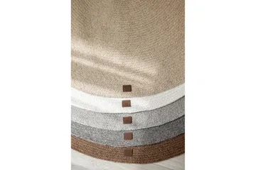 Ullmatta Merino - 160x160 cm, Chocolate brown - Textil & mattor - Mattor - Modern matta - Ullmatta