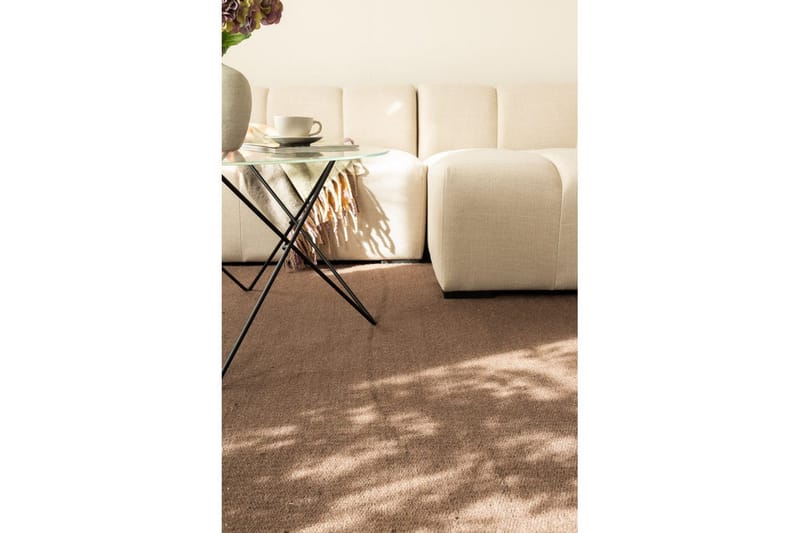 Ullmatta Molly - 250x250 cm, Chocolate brown - Textil & mattor - Mattor - Modern matta - Ullmatta