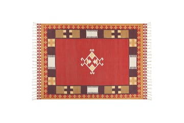 Parakar Kelimmatta 160x230 cm - Röd - Textil & mattor - Mattor - Orientaliska mattor - Kelimmattor