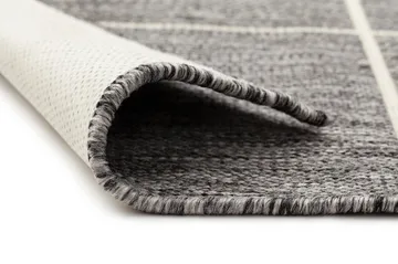 Madrid Square Flatvävd Matta 160x230 - Grå/Vit - Textil & mattor - Mattor - Stora mattor
