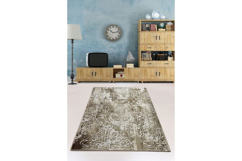 Fabrony Matta 160x230 cm - Grön/Sammet - Textil & mattor - Mattor - Modern matta - Wiltonmattor