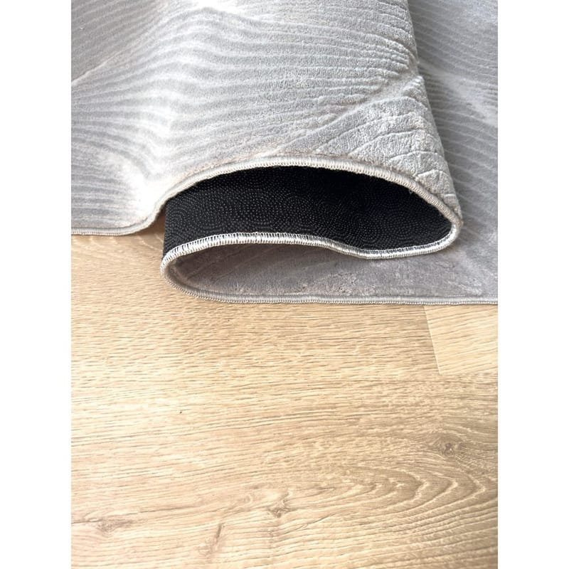 Tvättbar Matta Castello Wave - Grå - Textil & mattor - Mattor - Stora mattor