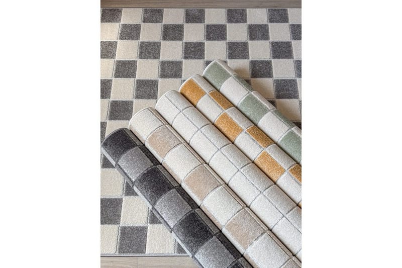 Wiltonmatta Hawaii Chess 240x240 cm, Creme - 240x240 cm, Creme - Textil & mattor - Mattor - Stora mattor