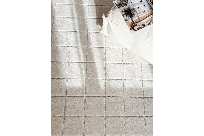 Wiltonmatta Hawaii Chess 240x240 cm, Creme - 240x240 cm, Creme - Textil & mattor - Mattor - Stora mattor