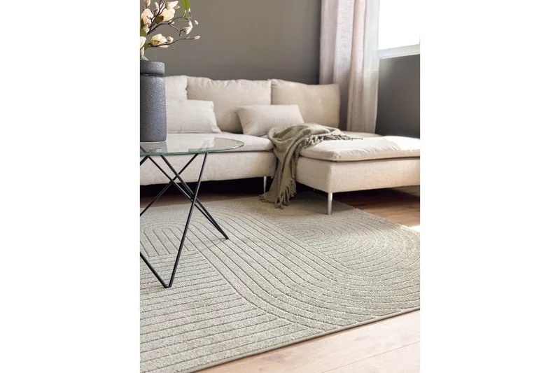 Wiltonmatta Hawaii Shape 280x280 cm, Grön - 280x280 cm, Grön - Textil & mattor - Mattor - Utomhusmattor