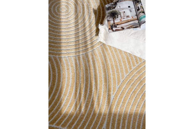 Wiltonmatta Hawaii Trend 240x340 cm, Gul - 240x340 cm, Gul - Textil & mattor - Mattor - Utomhusmattor
