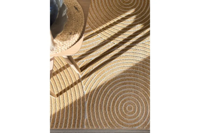 Wiltonmatta Hawaii Trend 240x340 cm, Gul - 240x340 cm, Gul - Textil & mattor - Mattor - Utomhusmattor