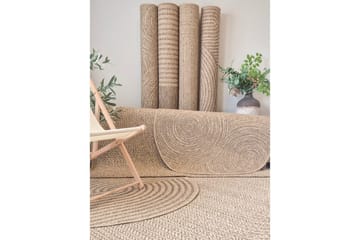 Wiltonmatta Natural Circle Rund 240x240 cm - 240x240 cm - Textil & mattor - Mattor - Små mattor