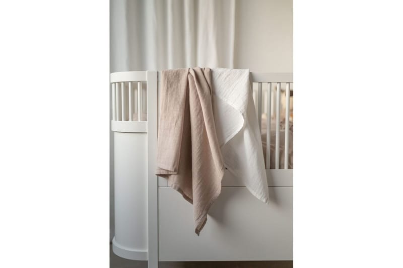 Muslinwrap 2-Pack - Vit/Sand (70 x 70 cm) - Textil & mattor - Barntextilier