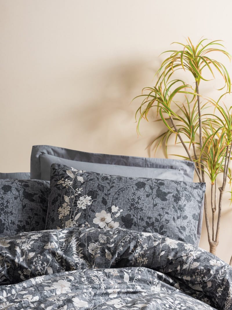 Bravenor Bäddset 140x200 cm - Antracit - Textil & mattor - Sängkläder - Bäddset & påslakanset