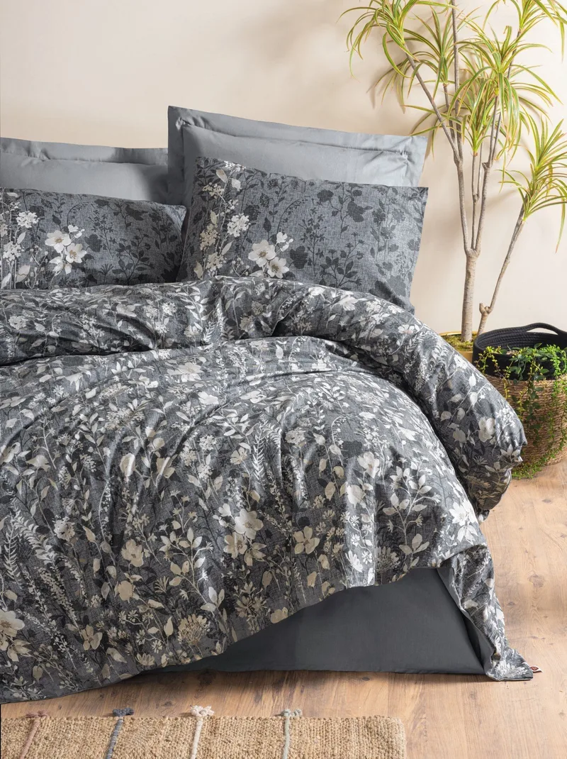 Bravenor Bäddset 140x200 cm - Antracit - Textil & mattor - Sängkläder - B äddset & påslakanset