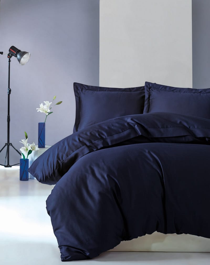 Mossala Bäddset 240x220 cm - Mörkblå - Textil & mattor - Sängkläder - Bäddset & påslakanset