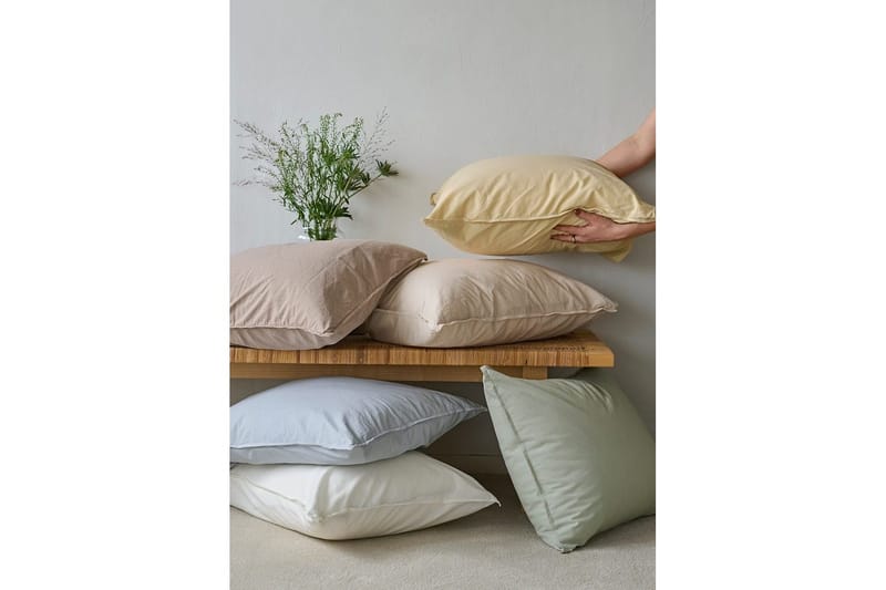 Påslakanset Dubbelsäng 3-Dels Humble - Gul - Textil & mattor - Sängkläder - Bäddset & påslakanset
