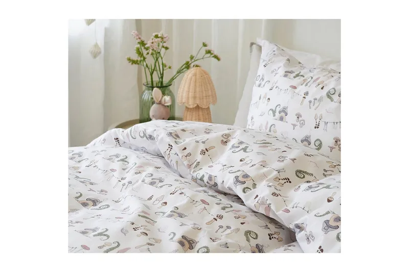 Påslakanset Enkelsäng 2-Dels Fingal Pastell - Textil & mattor - Sängkläder - Bäddset & påslakanset