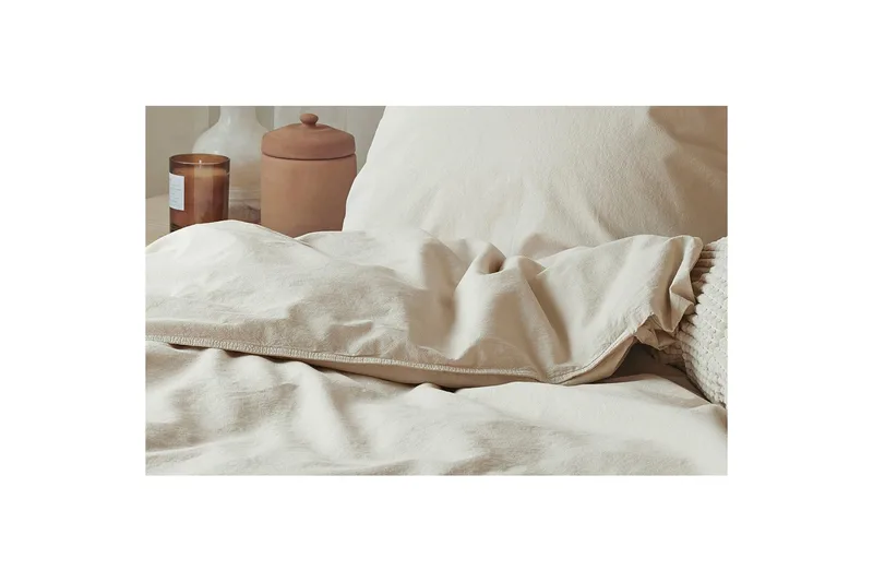 Påslakanset Enkelsäng 2-Dels Humble - Beige - Textil & mattor - Sängkläder - Bäddset & påslakanset