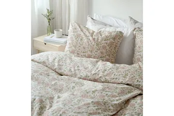 Påslakanset Enkelsäng 2-Dels Irma Flower Rosa - Textil & mattor - Sängkläder - Bäddset & påslakanset