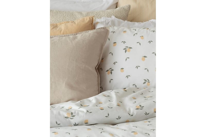 Påslakanset Enkelsäng 2-Dels Lemons Gul - Textil & mattor - Sängkläder - Bäddset & påslakanset