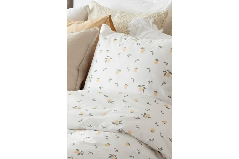 Påslakanset Enkelsäng 2-Dels Lemons Gul - Textil & mattor - Sängkläder - Bäddset & påslakanset