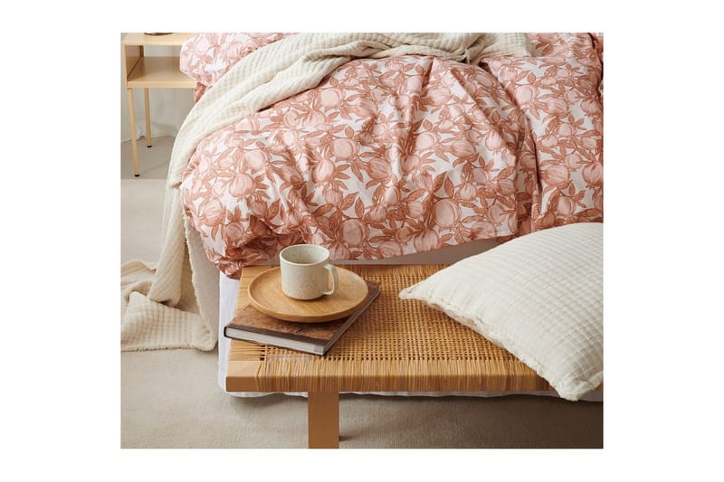 Påslakanset Enkelsäng 2-Dels Pomegranate - Peach - Textil & mattor - Sängkläder - Bäddset & påslakanset
