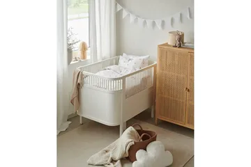 Påslakanset till Spjälsäng 2-Dels Alvin Beige - Textil & mattor - Barntextilier - Barnsängkläder - Spjälsäng sängkläder - Lakan spjälsäng