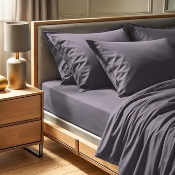 Veyloren Dra-på-lakan 140x190cm - Grå - Textil & mattor - Sängkläder - Lakan - Dra på lakan