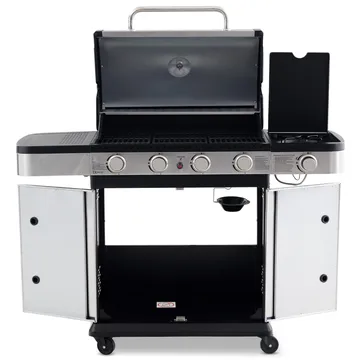 Gasolgrill 14.5 kW | 4 rostfria brännare & 1 sidobrännare | St. Louis - Trädgård & spabad - Grillar & matlagning utomhus - Gasolgrill
