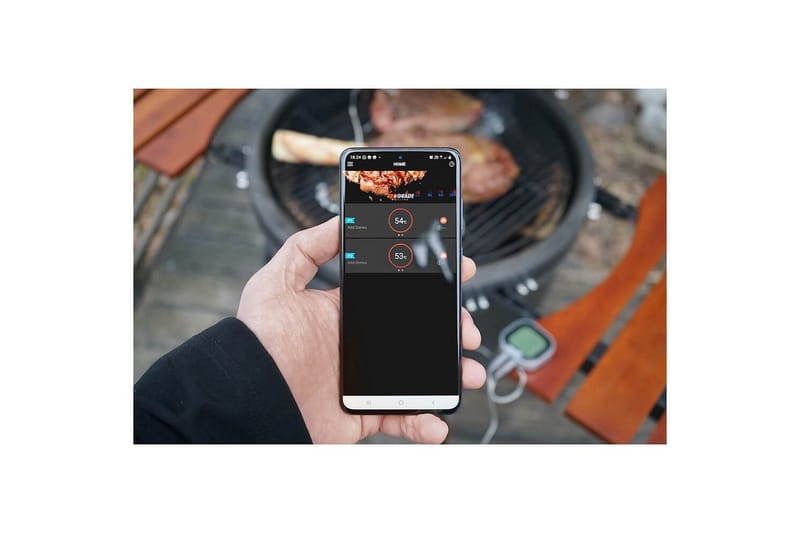 Digital Mattermometer Mustang för Kött - Trädgård & spabad - Grillar & matlagning utomhus - Grilltillbehör - Grilltermometer
