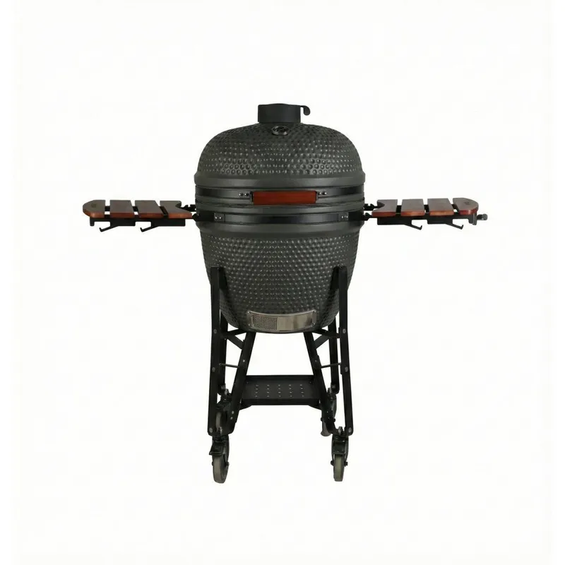 Kamado grill 23” | Keramisk kolgrill | Sidobord & termometer