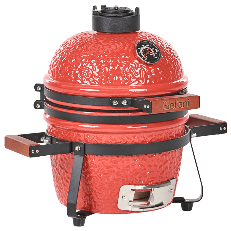 Kamado Kolgrill Keramik - Röd - Trädgård & spabad - Grillar & matlagning utomhus - Kolgrillar - Klotgrillar