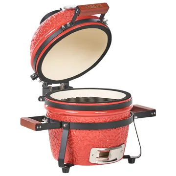 Kamado Kolgrill Keramik - Röd - Trädgård & spabad - Grillar & matlagning utomhus - Kolgrillar - Klotgrillar