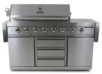 Stor rostfri gasolgrill New Orleans - Trädgård & spabad - Grillar & matlagning utomhus - Gasolgrill