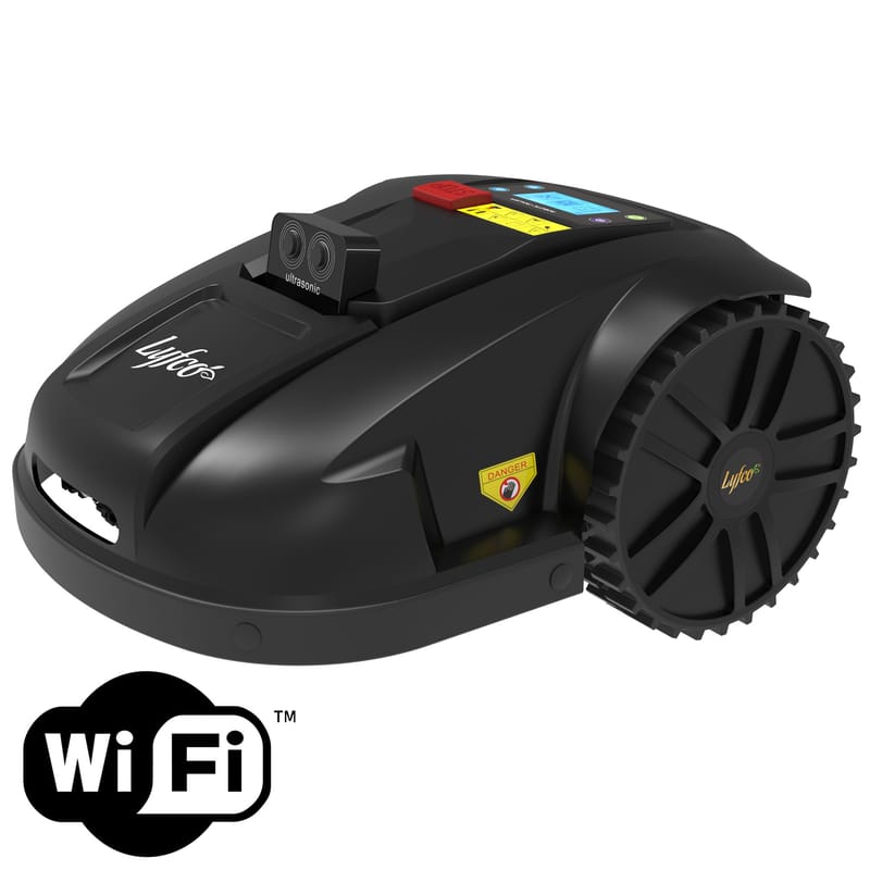 Robotgräsklippare 1800m² | Ultraljudssensorer | Lyfco E1820-2 WiFi