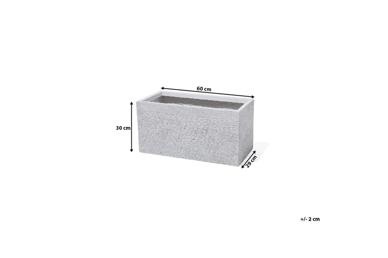 Myra Kruka 60 cm - Vit - Trädgård & spabad - Trädgårdsskötsel - Odling - Planteringskärl & blomkruka - Stor blomkruka