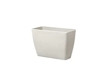 Trädgårdskruka Baris set om 2 Beige, 60x27x41 cm - Beige, 60x27x41 cm - Trädgård & spabad - Trädgårdsskötsel - Odling - Planteringskärl & blomkruka - Stor blomkruka