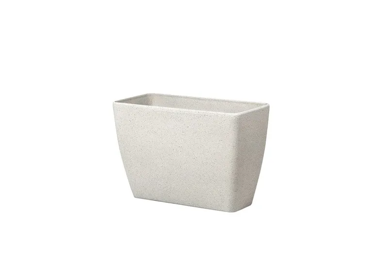 Trädgårdskruka Baris set om 2 Beige, 60x27x41 cm - Beige, 60x27x41 cm - Trädgård & spabad - Trädgårdsskötsel - Odling - Planteringskärl & blomkruka - Stor blomkruka