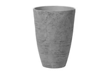 Trädgårdskruka Camia set om 2 Grå, 43x43x60 cm - Grå, 43x43x60 cm - Trädgård & spabad - Trädgårdsskötsel - Odling - Planteringskärl & blomkruka - Stor blomkruka