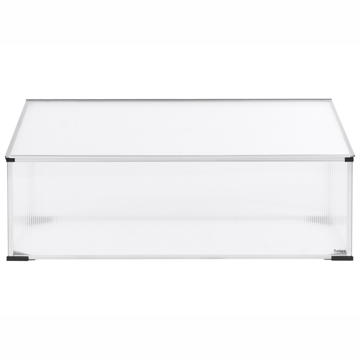 Växthus För Trädgård Carfizzi Silver 60 - Silver/Transparent - Trädgård & spabad - Trädgårdsskötsel - Odling - Planteringskärl & blomkruka - Drivbänk