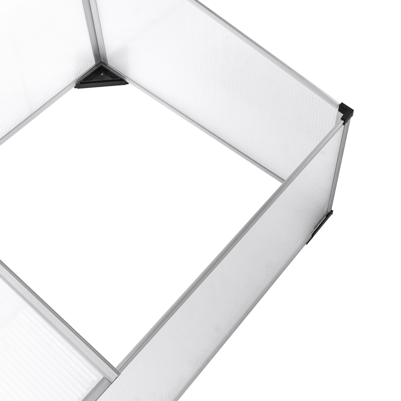 Växthus För Trädgård Serifos 60 cm - Silver/Transparent - Trädgård & spabad - Trädgårdsskötsel - Odling - Planteringskärl & blomkruka - Drivbänk