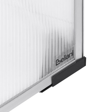 Växthus För Trädgård Serifos 60 cm - Silver/Transparent - Trädgård & spabad - Trädgårdsskötsel - Odling - Planteringskärl & blomkruka - Drivbänk
